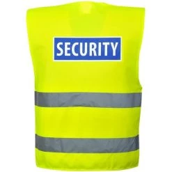 Gilet Security Haute Visibilité - Portwest - Baudrier Pour Sécurité - Mixte Jaune L/XL - Jaune