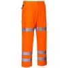 Pantalon Haute Visibilité Combat 3 Bandes Portwest Poches Genouillères Orange XL