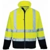 Veste Softshell Haute Visibilité Portwest BICOLORE 3 COUCHES Jaune / Marine S