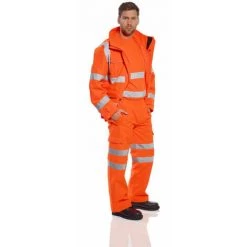 Blouson De Travail Haute Visibilité Imperméable Portwest BOMBER EXTREME Orange XL -PORTWEST Soldes 13778994 4