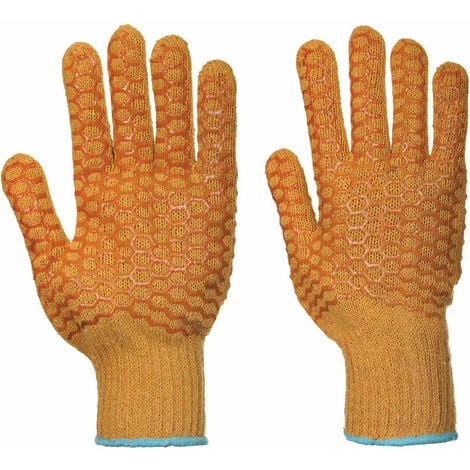 Gants De Manutention Portwest CRISS CROSS PVC Orange 10 - Orange 1 Gants De Manutention Portwest CRISS CROSS PVC Orange 10 - Orange
