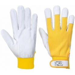 Gants De Travail Cuir Portwest TERGUS GLOVE Jaune 9 - Jaune