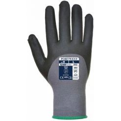 Gants De Manutention Anti-abrasion Portwest DERMIFLEX ULTRA Gris / Noir 7 - Gris / Noir -PORTWEST Soldes 13876453 3