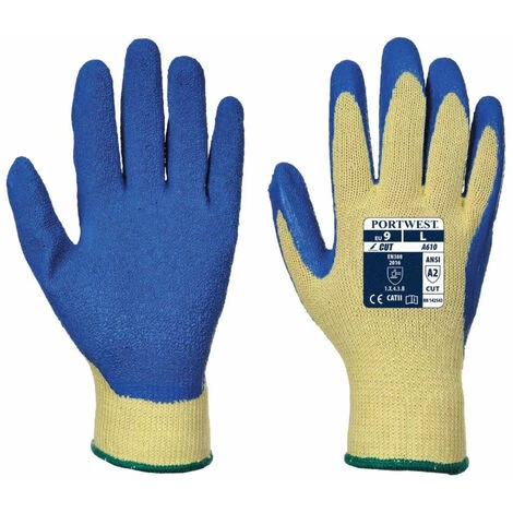 Gants Anti-coupure Portwest GRIP LATEX COUPURE 3 Jaune / Bleu 9 - Jaune / Bleu 1 Gants Anti-coupure Portwest GRIP LATEX COUPURE 3 Jaune / Bleu 9 - Jaune / Bleu