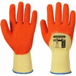 Gants De Manutention Portwest EXTRA GRIP Jaune / Orange 11 - Jaune / Orange