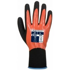 Gants De Manutention Résistants à L'eau Portwest DERMI PRO Orange / Noir 9 - Orange / Noir -PORTWEST Soldes 13978333 3