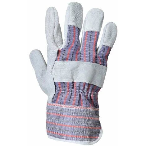 Gants De Travail Croute De Cuir Portwest DOCKER RIGGER Gris 10 - Gris 2 Gants De Travail Croute De Cuir Portwest DOCKER RIGGER Gris 10 - Gris – Image 2