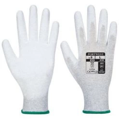 Portwest - Gant Paume Enduit PU Antistatique - A199 Taille:2XL - Gris