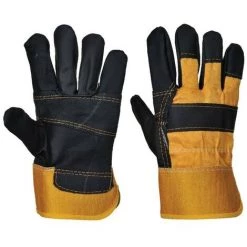 Portwest - Gant Docker Cuir Ameublement - A200 Taille:XL - Jaune