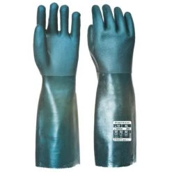 Portwest - Gant PVC 45cm Double Trempage - A845 Taille:XL - Vert
