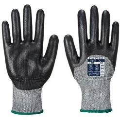 Portwest - Gant Mousse Nitrile Anti-coupure - A621 Taille:3XL - Noir