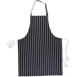 Portwest - Tablier De Cuisine à Bavette Butcher - S839 Taille:Unique - Bleu Marine / Blanc