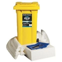 Portwest - Kit Absorbant 120 Litres Pour Hydrocarbures - SM63 Taille:Unique - Blanc