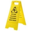 Portwest - Signalisation Danger Sol Mouillé - HV21 Taille:Unique - Jaune