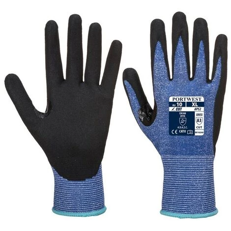 Portwest - Gant Dexti Cut Ultra Coupure C - AP52 Taille:S - Bleu / Noir 1 Portwest - Gant Dexti Cut Ultra Coupure C - AP52 Taille:S - Bleu / Noir