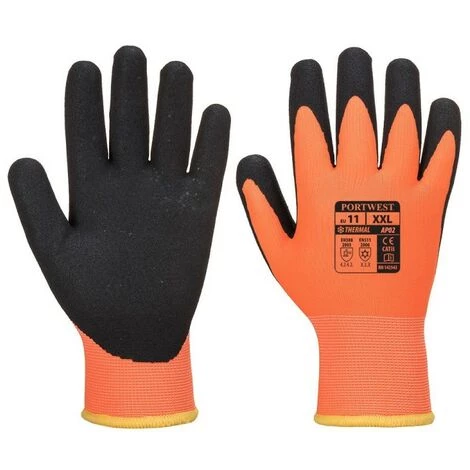 Portwest - Gant Thermo Pro Ultra - AP02 Taille:S - Orange / Noir 1 Portwest - Gant Thermo Pro Ultra - AP02 Taille:S - Orange / Noir