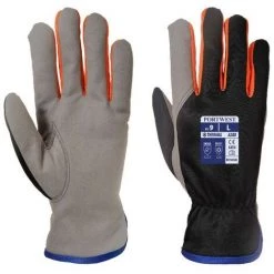 Portwest - Gant Wintershield - A280 Taille:XL - Noir / Orange