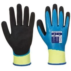Portwest - Gant Aqua Cut Pro Coupure D - AP50 Taille:L - Bleu / Noir