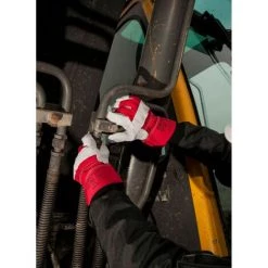 Gants De Travail En Cuir Bovin Portwest DOCKER PREMIUM Rouge 8 - Rouge -PORTWEST Soldes 16306842 5