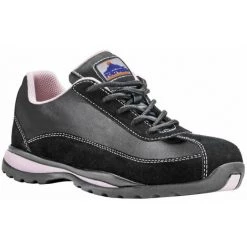 Baskets De Sécurité Femme Basses Portwest S1P Trainer HRO Noir / Rose 43