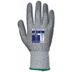Gants Anti-coupure Paume PU Coupure 5 Portwest A622 Gris 8 - Gris
