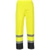 Pantalon De Pluie Haute Visibilité Portwest Bicolore Jaune / Noir S