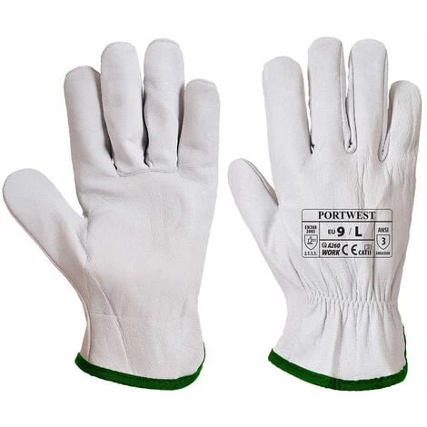 Gants De Manutention Cuir Ovin Portwest A260 Gris 10 - Gris 1 Gants De Manutention Cuir Ovin Portwest A260 Gris 10 - Gris
