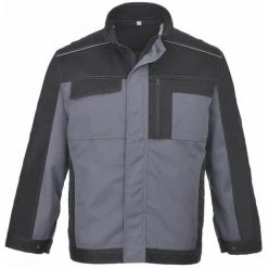 Veste De Travail Portwest TEXO HAMBOURG Gris Epaules Noires M - Gris Epaules Noires