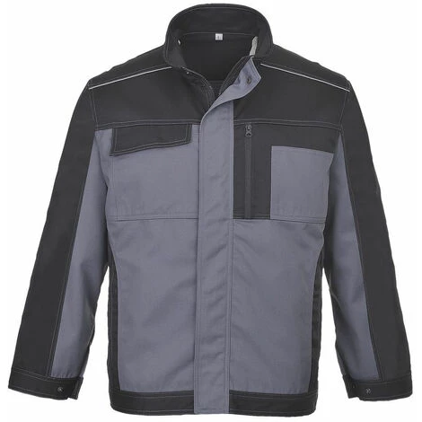 Veste De Travail Portwest TEXO HAMBOURG Gris Epaules Noires M - Gris Epaules Noires 1 Veste De Travail Portwest TEXO HAMBOURG Gris Epaules Noires M - Gris Epaules Noires