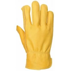 Gants Cuir Bovin Portwest Driver Classic Jaune 9 - Jaune