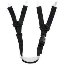 Portwest - Mentonnière 4 Points Expertbase (5 Unités) - PA47 Taille:Unique - Noir