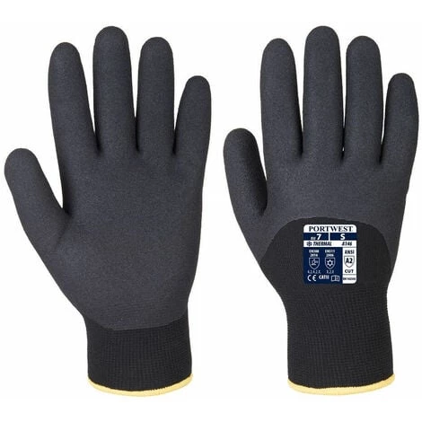 Gants De Travail Hiver ARCTIC Portwest Noir 9 - Noir 1 Gants De Travail Hiver ARCTIC Portwest Noir 9 - Noir