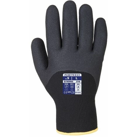 Gants De Travail Hiver ARCTIC Portwest Noir 9 - Noir 2 Gants De Travail Hiver ARCTIC Portwest Noir 9 - Noir – Image 2