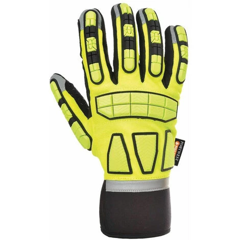 Gants Anti-Impact Non Doublé Portwest Jaune 9 - Jaune 1 Gants Anti-Impact Non Doublé Portwest Jaune 9 - Jaune