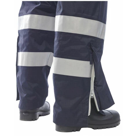 Pantalon De Pluie Multirisques Portwest Bizflame Bleu Marine XL - Bleu Marine 3 Pantalon De Pluie Multirisques Portwest Bizflame Bleu Marine XL - Bleu Marine – Image 3