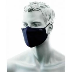 Masque à 3 épaisseurs Avec Bande Nasale PORTWEST (Boite De 25) Bleu Marine Unique - Bleu Marine