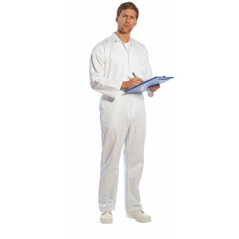 Combinaison Agroalimentaire Portwest Blanc XXL 3 Combinaison Agroalimentaire Portwest Blanc XXL – Image 3