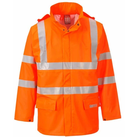 Veste De Pluie Haute Visibilité Multi Risques Portwest SEALTEX Orange 3XL 1 Veste De Pluie Haute Visibilité Multi Risques Portwest SEALTEX Orange 3XL