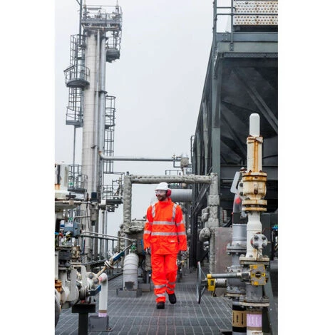 Veste De Pluie Haute Visibilité Multi Risques Portwest SEALTEX Orange 3XL 2 Veste De Pluie Haute Visibilité Multi Risques Portwest SEALTEX Orange 3XL – Image 2