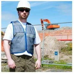 Gilet Rafraichissant CV01 Portwest Gris XXL - XXXL - Gris -PORTWEST Soldes 36913734 4