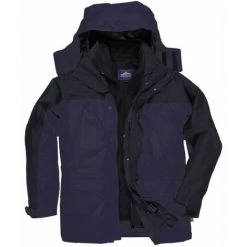 Parka Imperméable 3 En 1 Respirante Portwest Orkney Marine XL