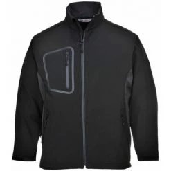 Blouson Softshell Portwest Duo Bicolore Noir XXL - Noir