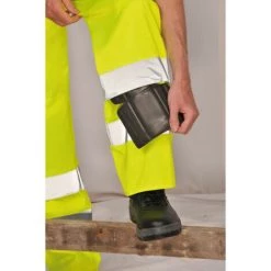 Pantalon Haute Visibilité Portwest Action Poches Genouillères Jaune S -PORTWEST Soldes 3900584 4
