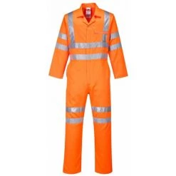 Combinaison Haute Visibilité Portwest Polycoton GO/RT Orange 4XL - Orange