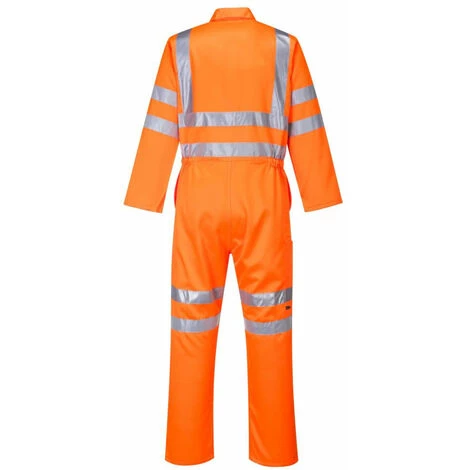 Combinaison Haute Visibilité Portwest Polycoton GO/RT Orange 4XL - Orange 2 Combinaison Haute Visibilité Portwest Polycoton GO/RT Orange 4XL - Orange – Image 2