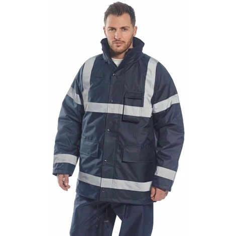 Parka Froid Et Pluie Portwest IONA LITE Bleu Marine XXL - Bleu Marine 4 Parka Froid Et Pluie Portwest IONA LITE Bleu Marine XXL - Bleu Marine – Image 4