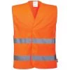 Gilet Haute Visibilité Double Ceinture Portwest Vest-Port Orange XXL - XXXL - Orange