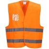Gilet Haute Visibilité Avec Porte-badge Double Entrée Portwest Vest-Port Orange XXL - XXXL - Orange