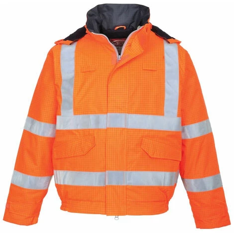 Blouson Ignifugé Pluie Haute Visibilité Antistatique Portwest Bizflame Orange S 1 Blouson Ignifugé Pluie Haute Visibilité Antistatique Portwest Bizflame Orange S