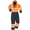 Combinaison Haute Visibilité Matelassée Imperméable Portwest Contrast Orange / Marine 3XL